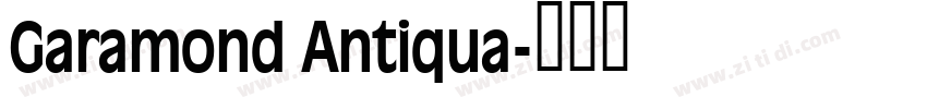 Garamond Antiqua字体转换